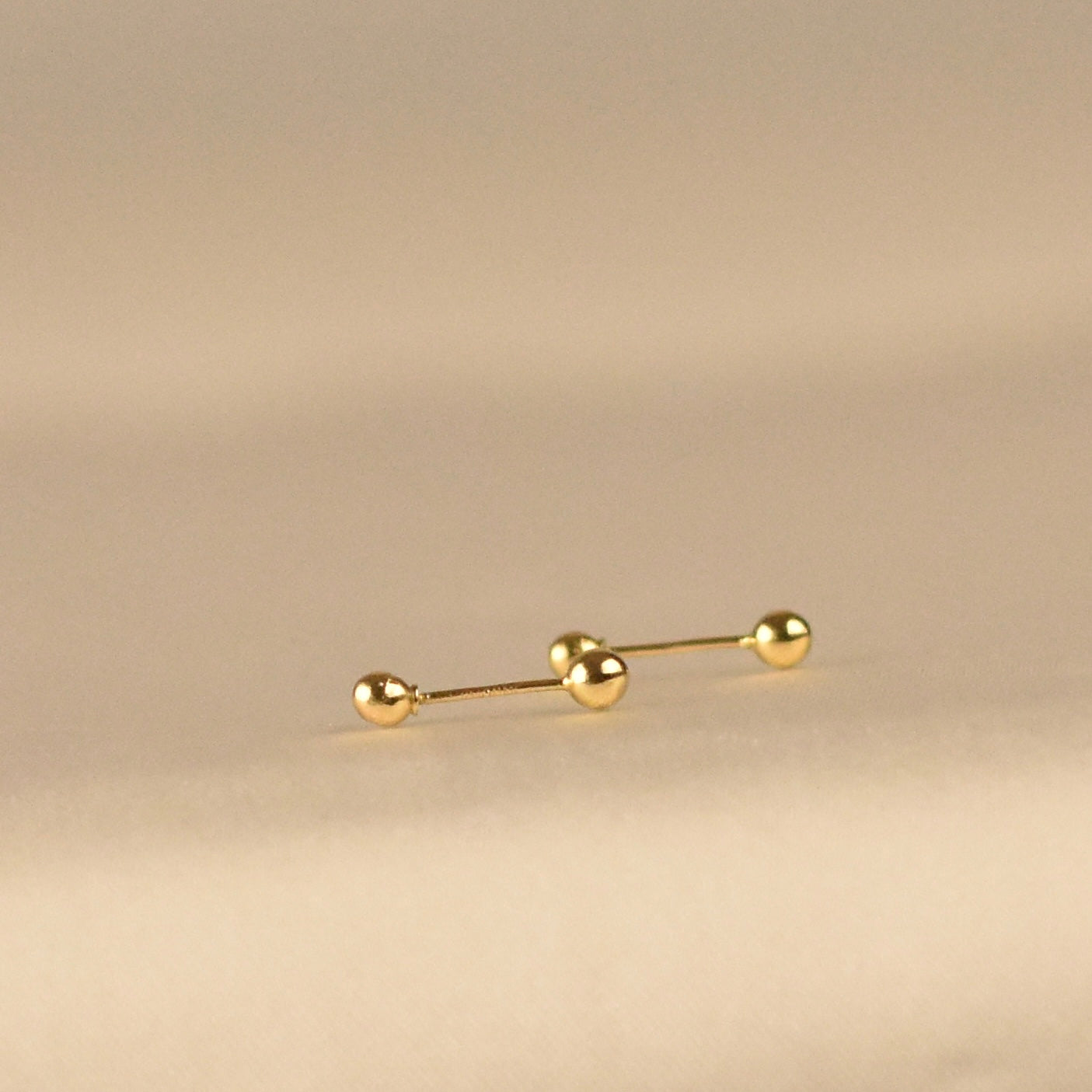Broquel de Bola n. 000 Oro 10k
