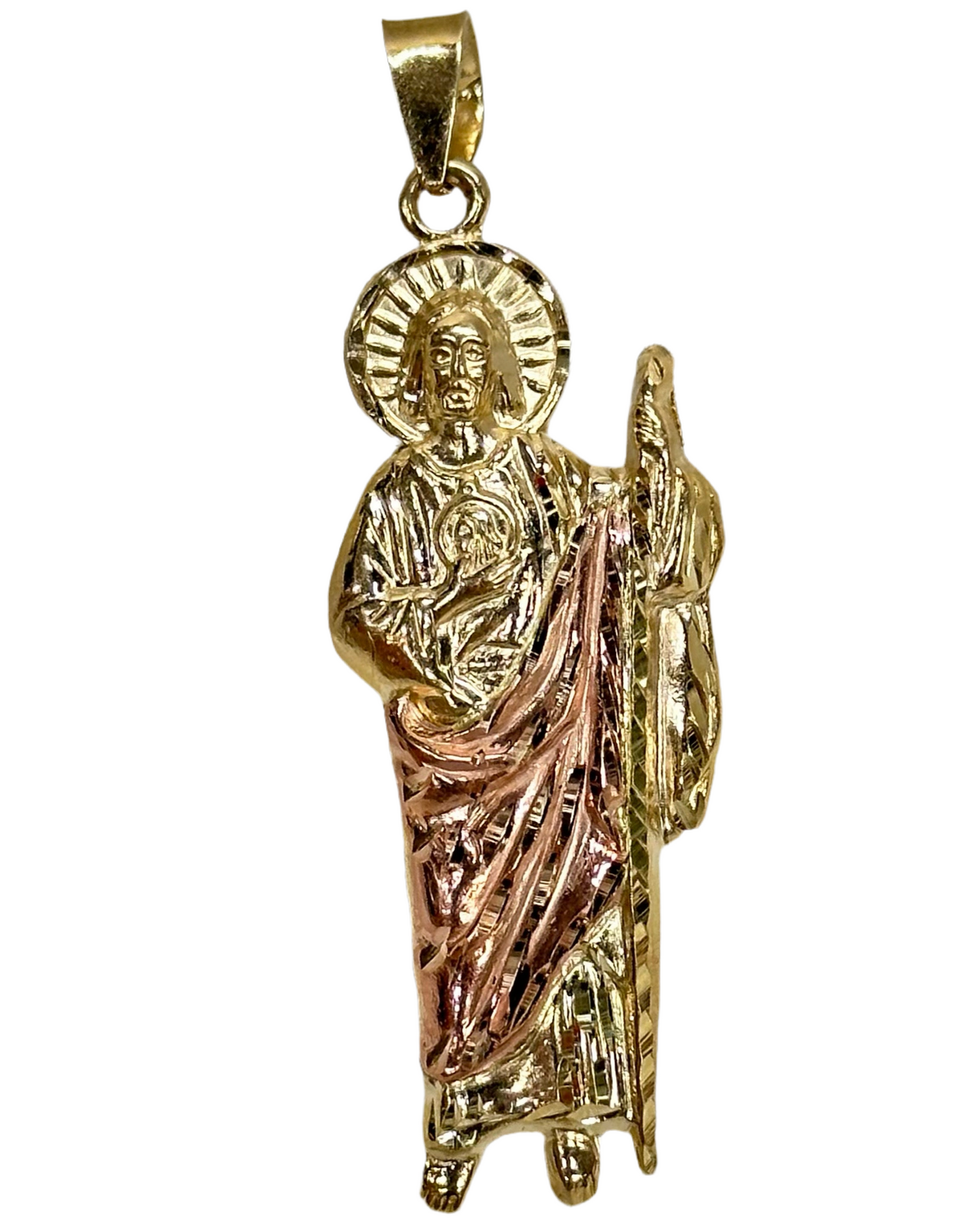 San Judas Tadeo de oro 10k