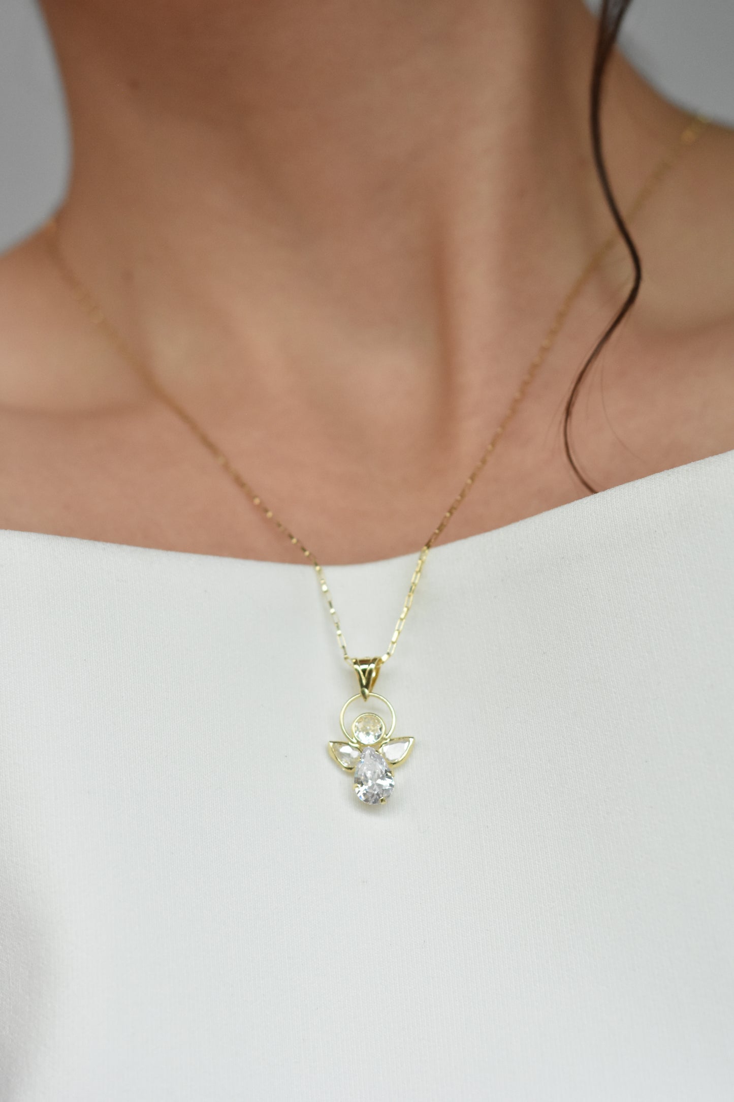 Collar de cadena de oro 10k