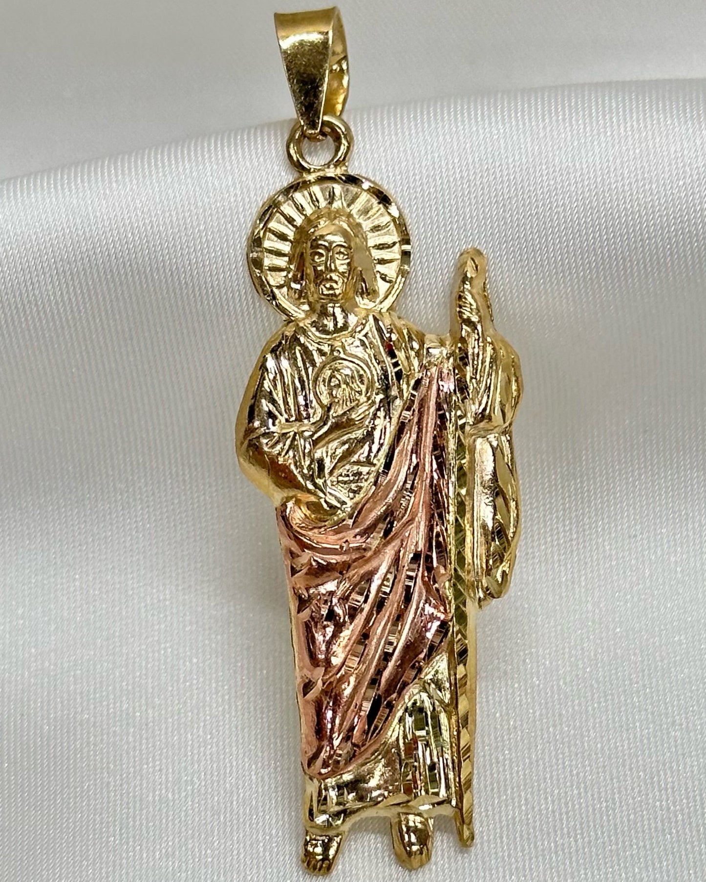 San Judas Tadeo de oro 10k