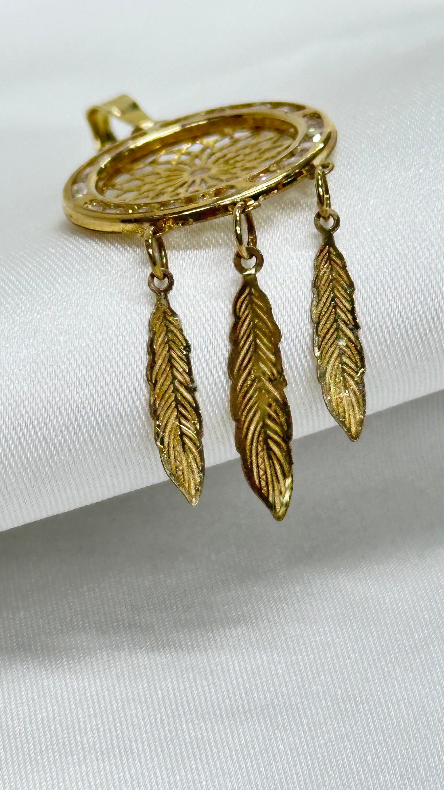 Atrapa sueños de Oro 10k