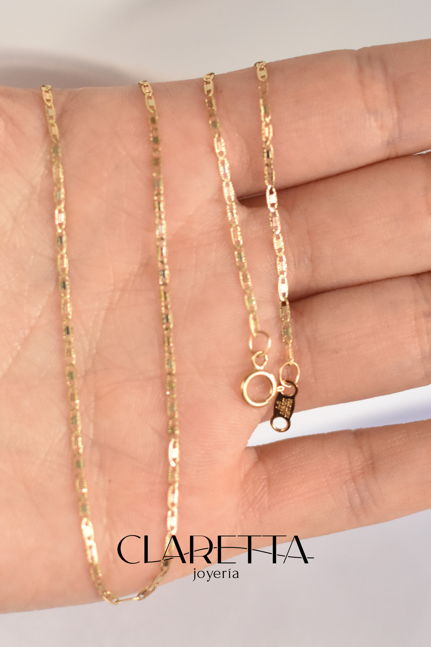 Cadena de Oro 10k Gucci oro Florentino 54 cm