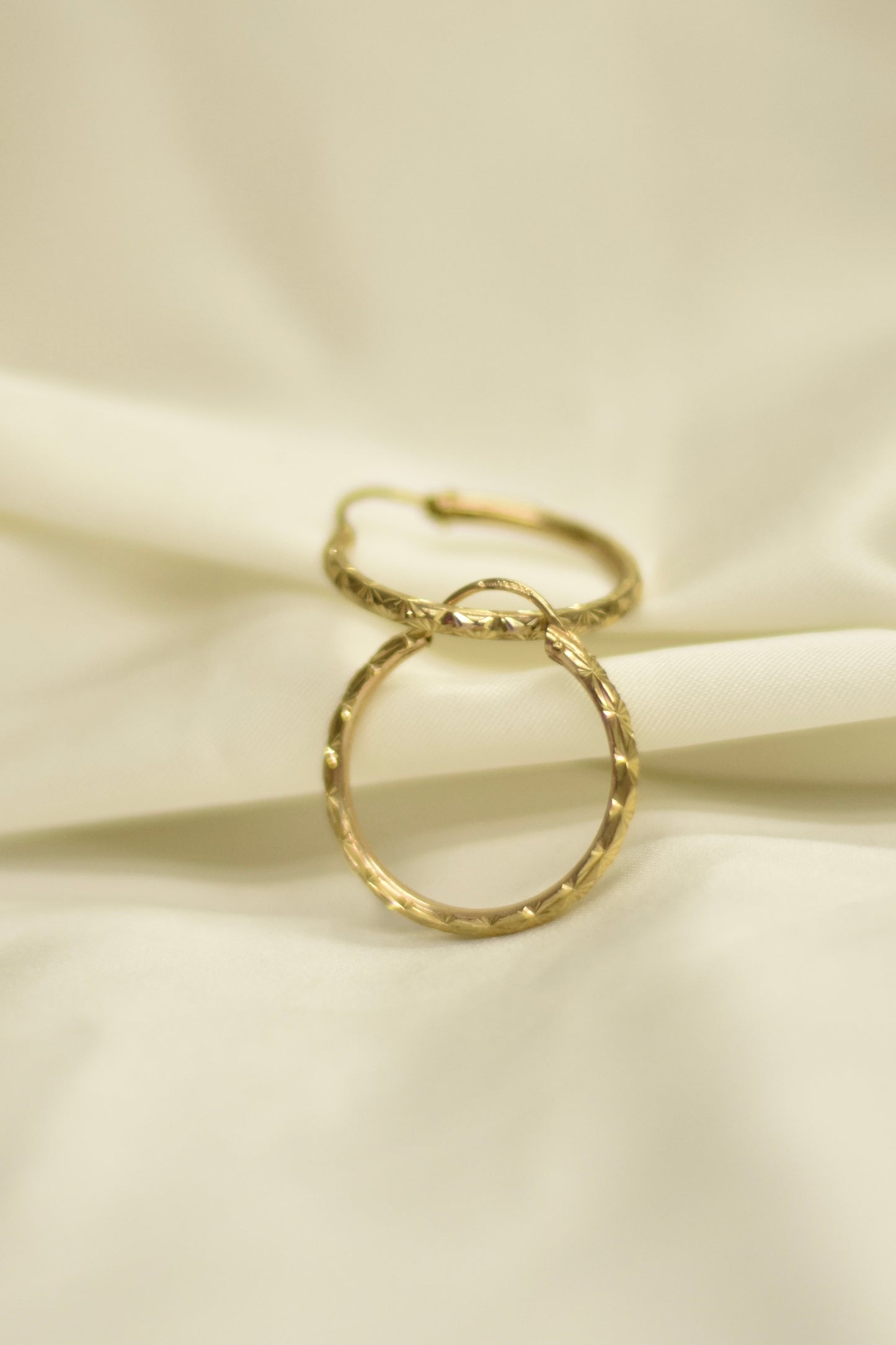 Arracadas diamantadas oro 10k