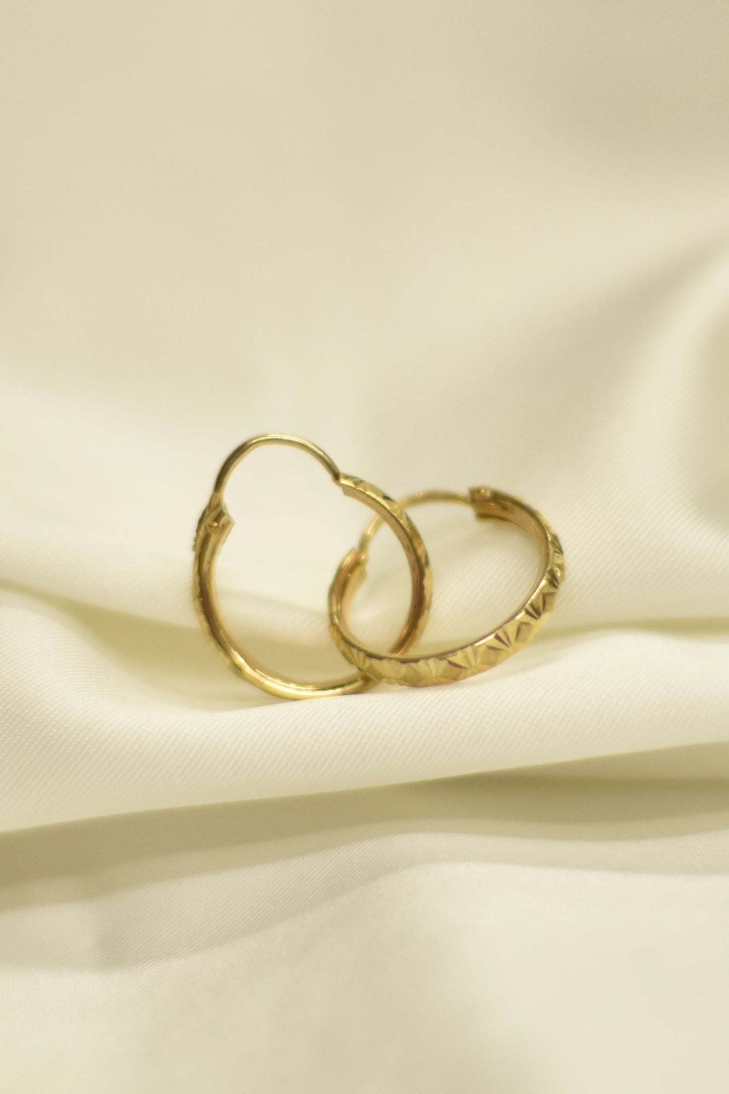 Arracadas diamantadas oro 10k