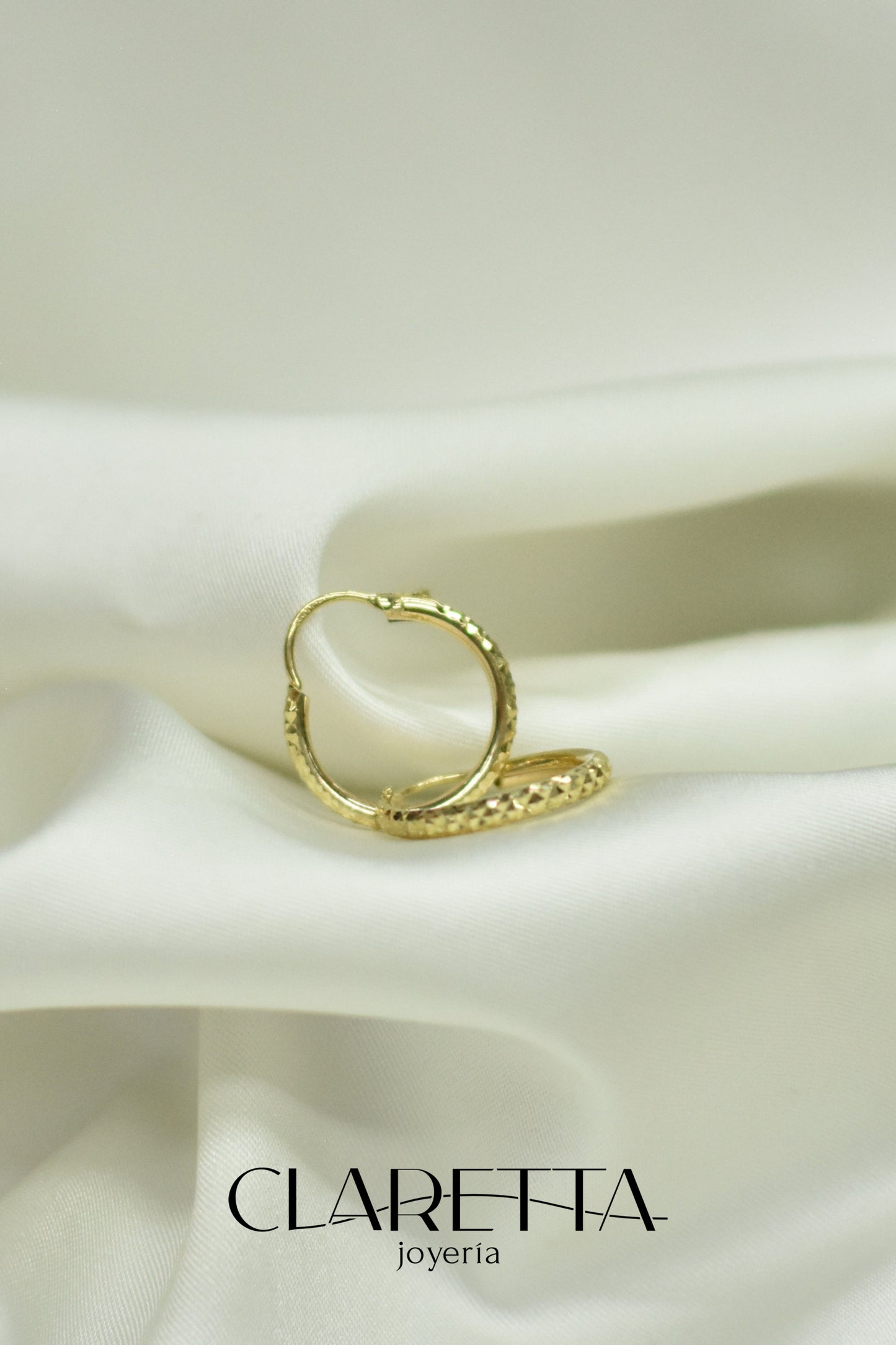 Arracadas de oro 10k