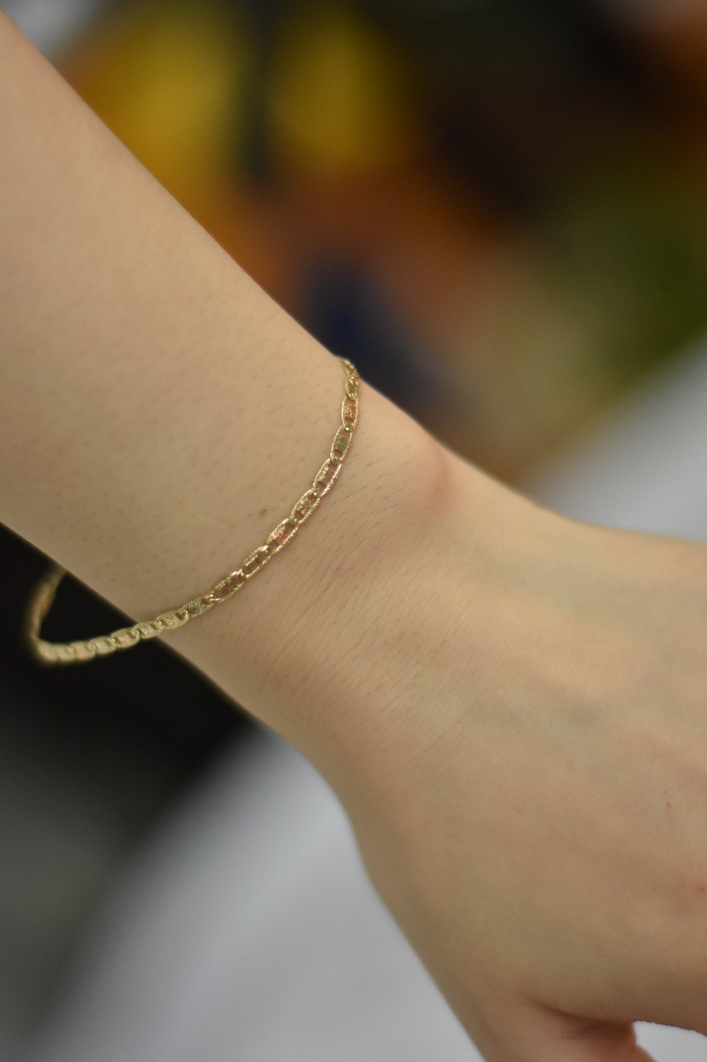 Pulsera Gucci oro florentino 10k