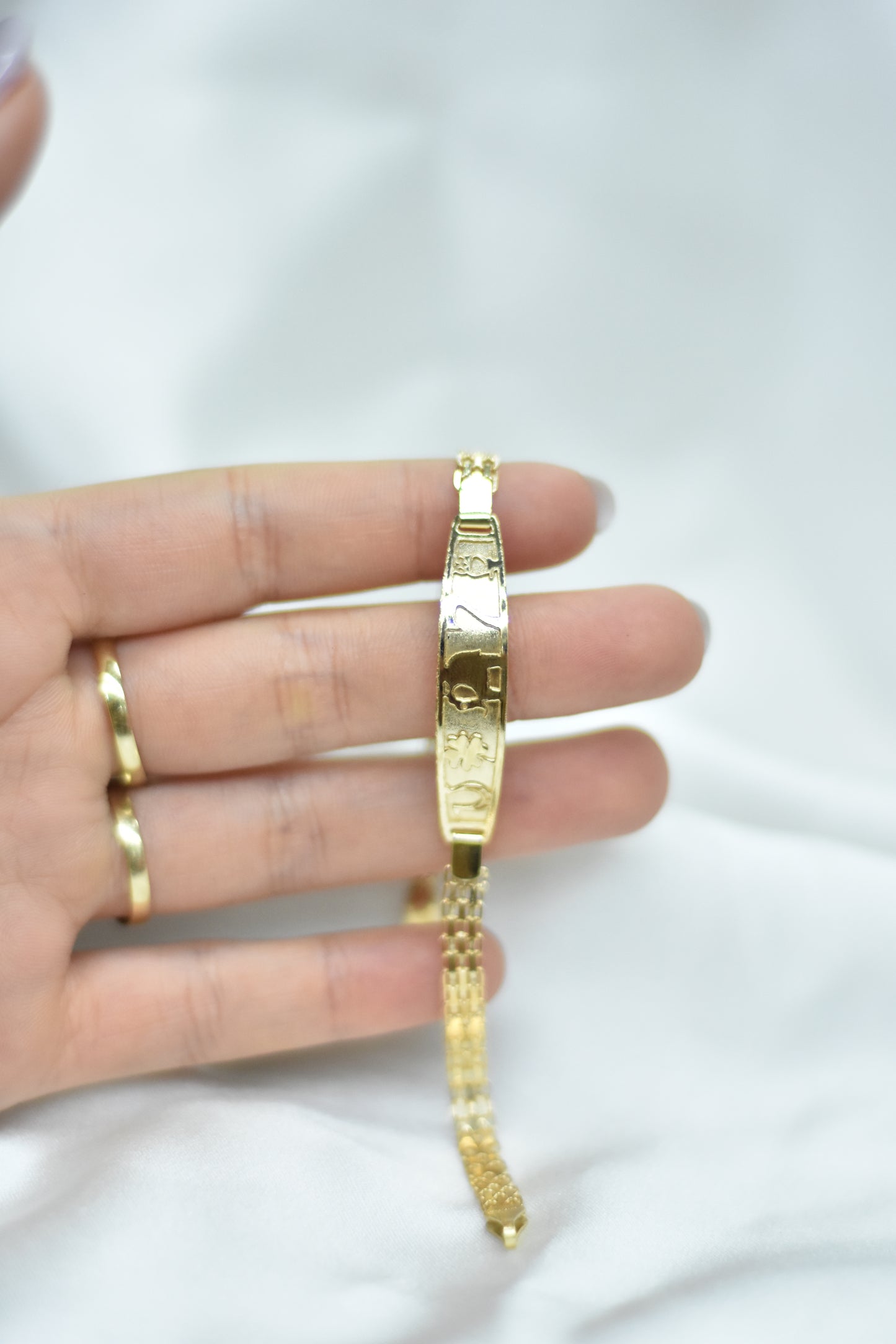 Eslava de la buena suerte con correa tejido bismark