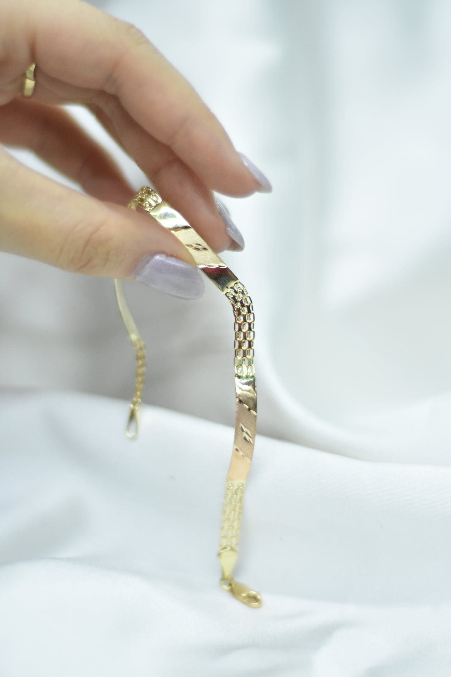 Brazalete de oro 10k