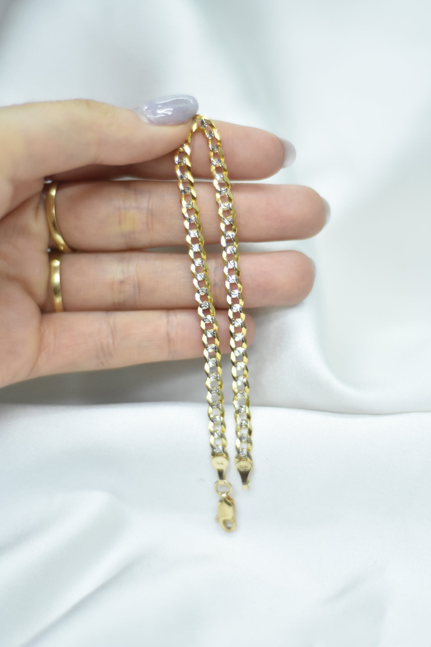 Pulsera Estilo Cubano oro 10k