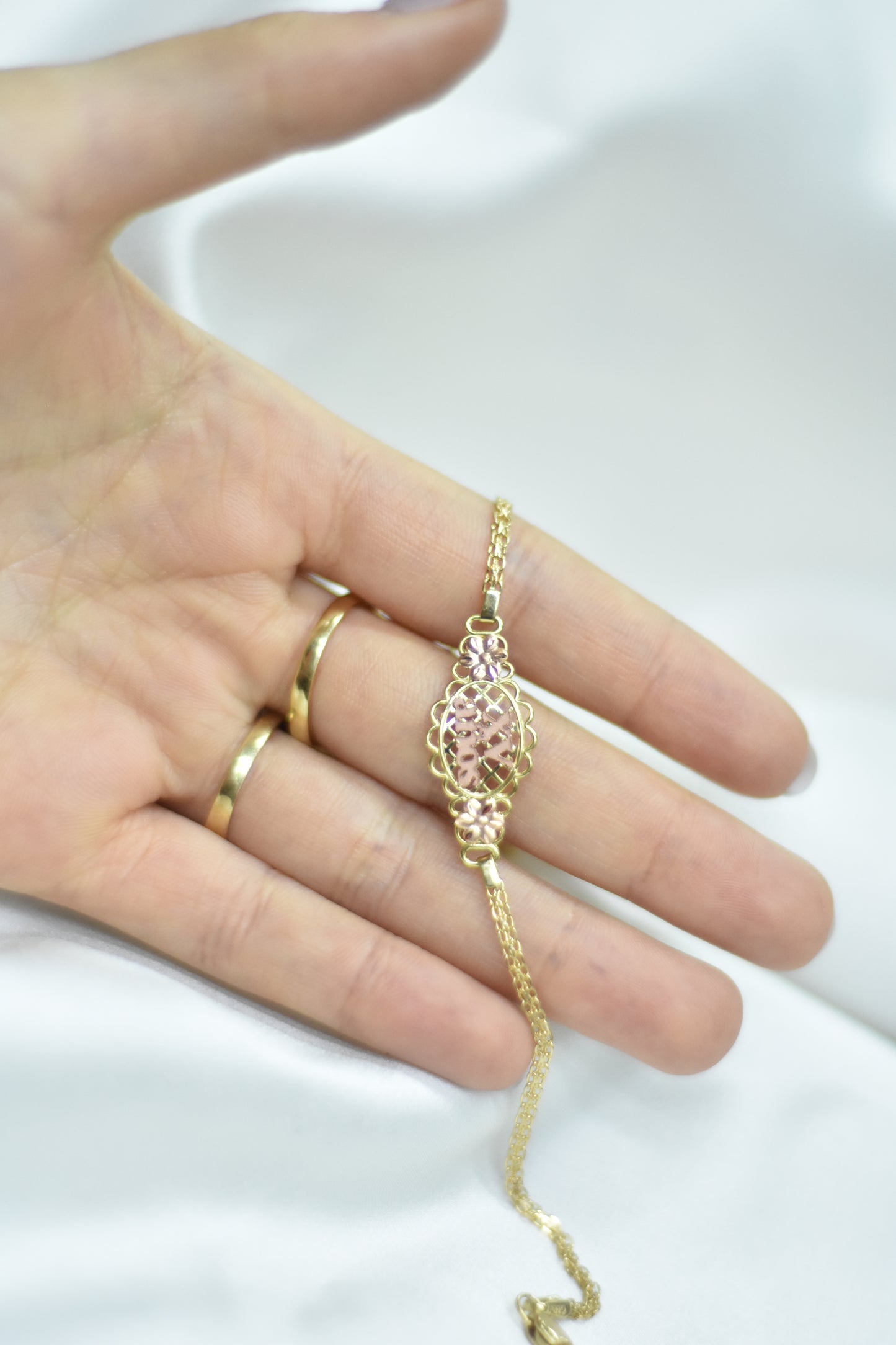 Pulsera para XV años oro 10k