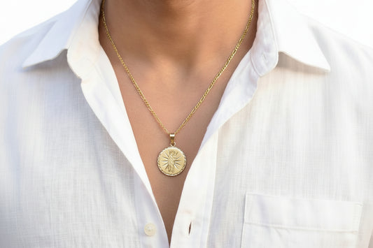 Medalla de San Judas Tadeo oro 10k